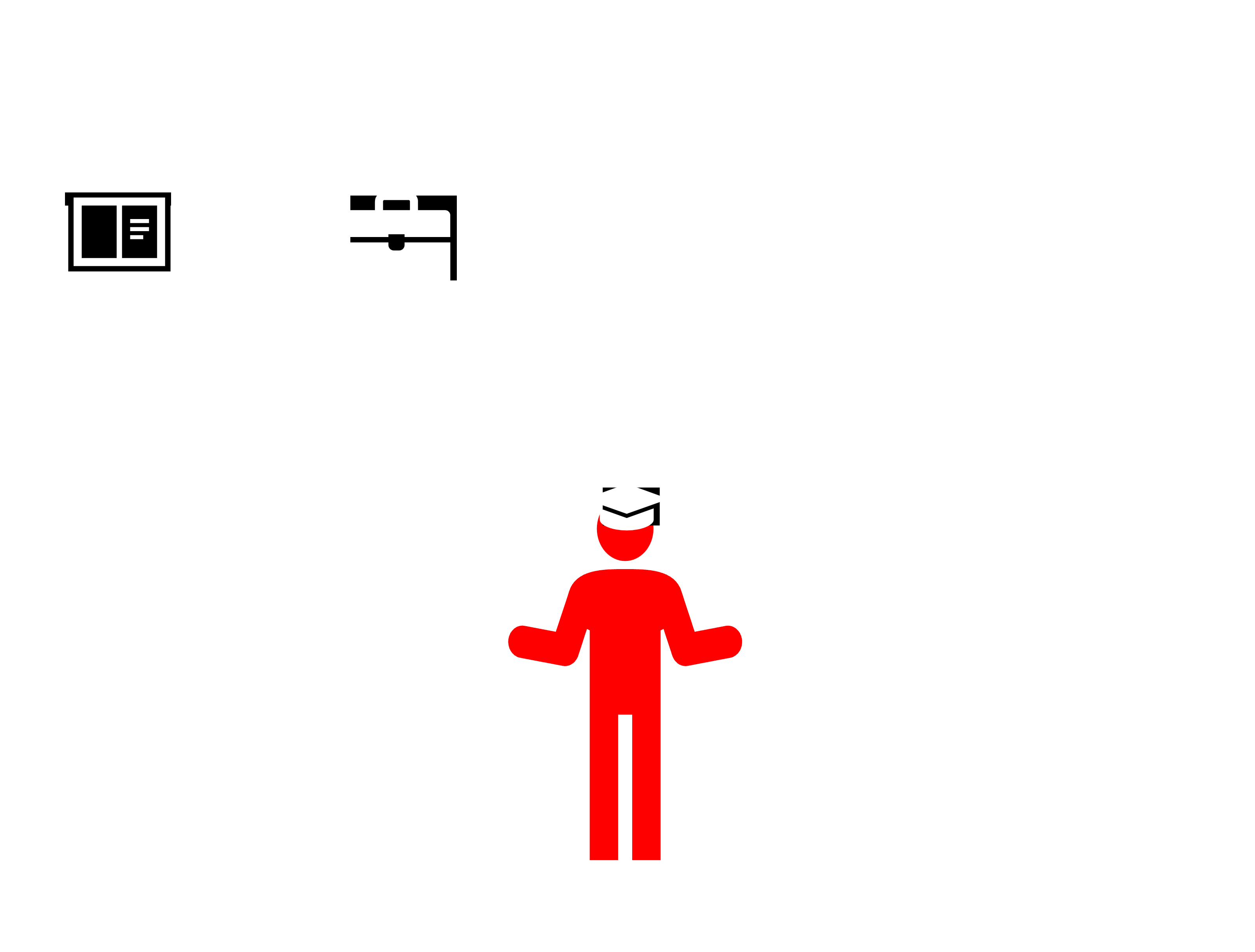 A simple outline of an open cardboard box against a solid background